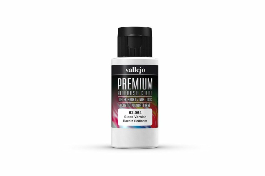 Scale Models * | 62064 | Vallejo Polyurethane Gloss Varnish Premium Airbrush Colour 60Ml