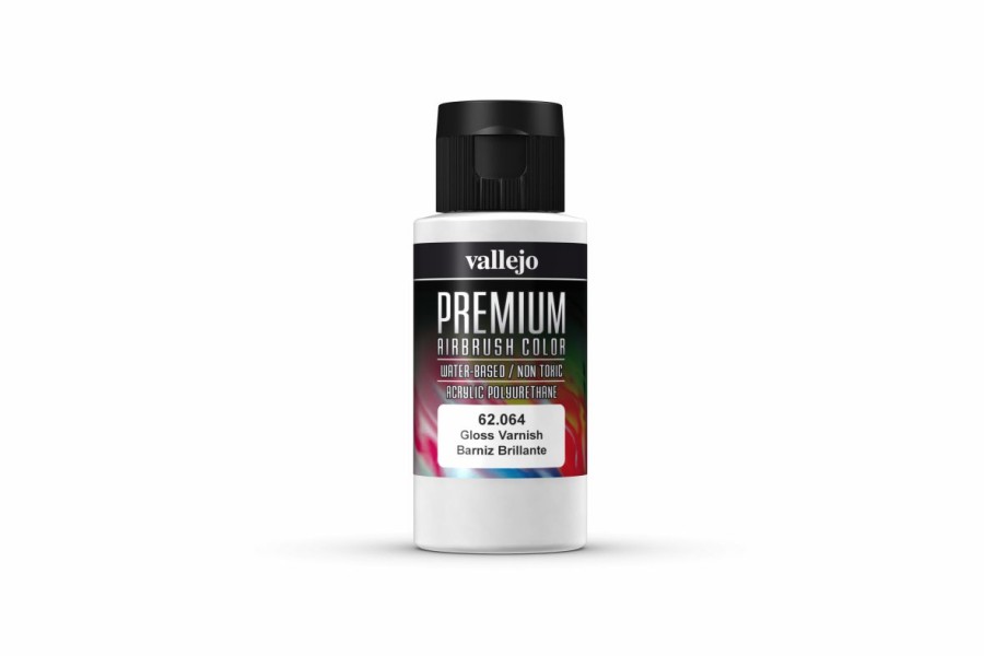 Scale Models * | 62064 | Vallejo Polyurethane Gloss Varnish Premium Airbrush Colour 60Ml