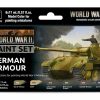 Scale Models * | 70205 | Vallejo Model Colour Wwii German Armour Acrylic Colour Paint Set 6Pcs