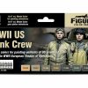 Scale Models * | 70186 | Vallejo Model Air Wwii Us Tank Crew Colour Acrylic Paint Set 8Pcs