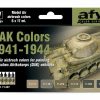 Scale Models * | 71207 | Vallejo Model Air Dak Colors 1941-194Colour Acrylic Paint Set 6Pcs