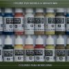 Scale Models * | 70147 | Vallejo Model Colour American Colonial Colour Acrylic Paint Set 16Pcs