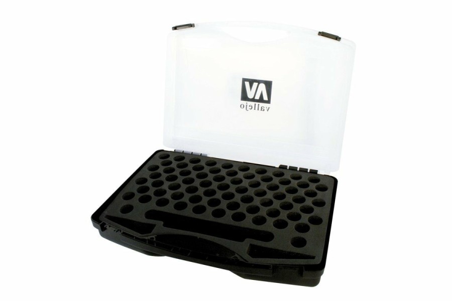 Accessories * | 70098 | Vallejo Plastic Storage Case W/ Foam (No Paints Or Brushes)