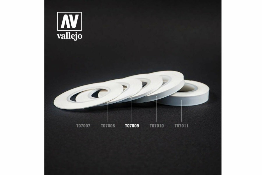 Accessories * | T07009 | Vallejo 3Mm Flexible Masking Tape 2Pcs