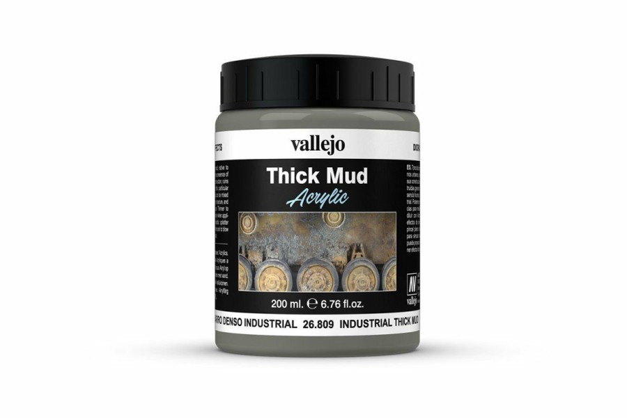 Scale Models * | 26809 | Vallejo Diorama Effects Industrial Mud 200Ml