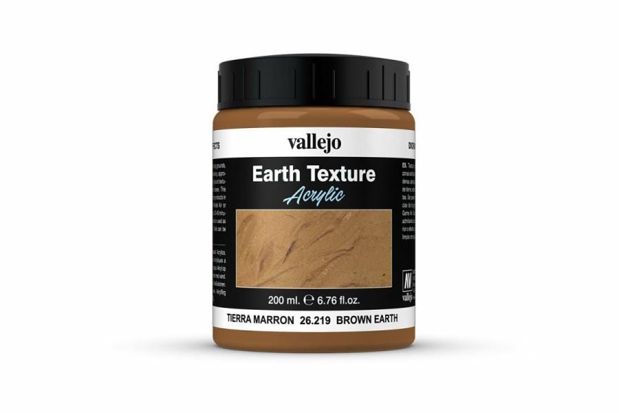 Scale Models * | 26219 | Vallejo Diorama Effects Brown Earth 200Ml