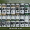 Scale Models * | 70109 | Vallejo Model Colour Allied Forces Wwii Colour Acrylic Paint Set 16Pcs