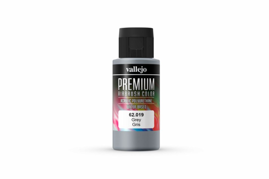 Scale Models * | 62019 | Vallejo Grey Polyurethane Premium Airbrush Colour 60Ml