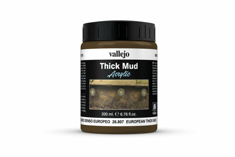 Scale Models * | 26807 | Vallejo Diorama Effects European Mud 200Ml