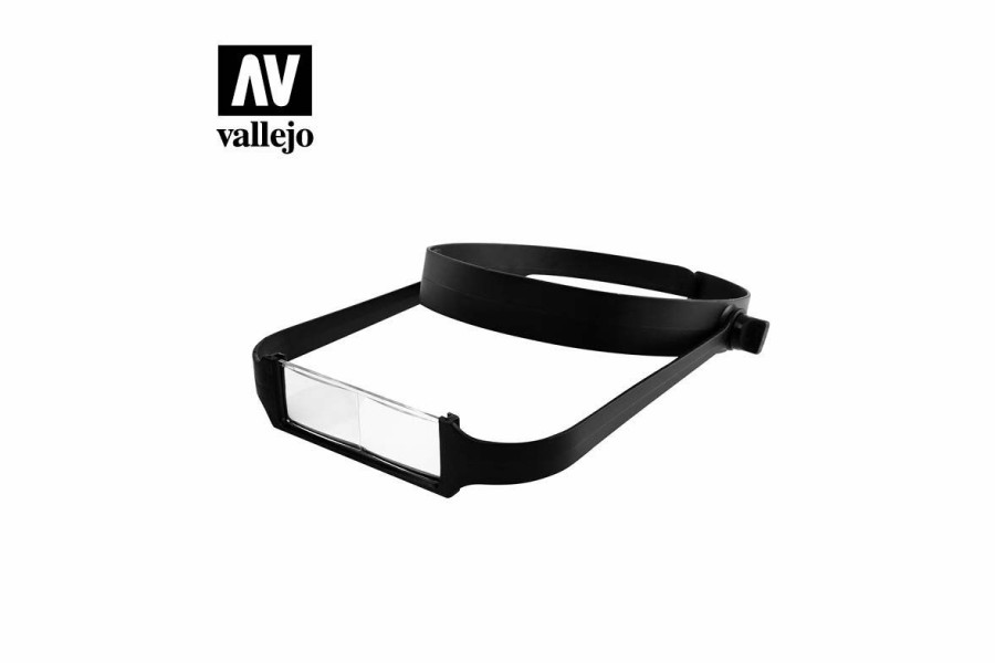 Accessories * | T14001 | Vallejo Lightweight Headband Magnifier W/ 4 Lenses