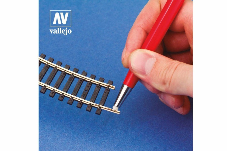 Accessories * | T15001 | Vallejo Glass Fiber Cleaning Brush 4Mm