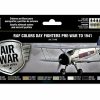 Scale Models * | 71149 | Vallejo Model Air Raf & Faa Day Fighters Pre-War To 1941 Colour Acrylic Airbrush Paint Set 8Pcs