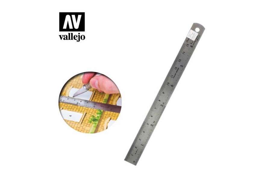 Accessories * | T15003 | Vallejo 150Mm Steel Ruler