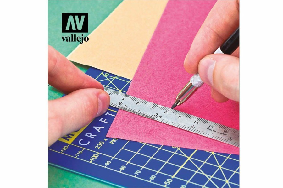 Accessories * | T15003 | Vallejo 150Mm Steel Ruler